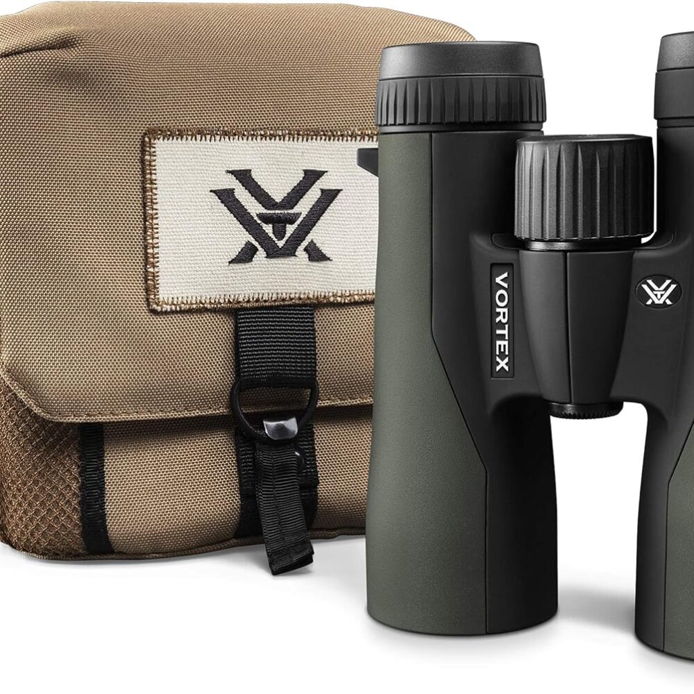 Vortex Crossfire HD 8x42 Binoculars | HD Optics, Tripod Adaptable, Waterproof, Fogproof, Shockproof, Included GlassPak Harness - Unlimited, Unconditional Warranty