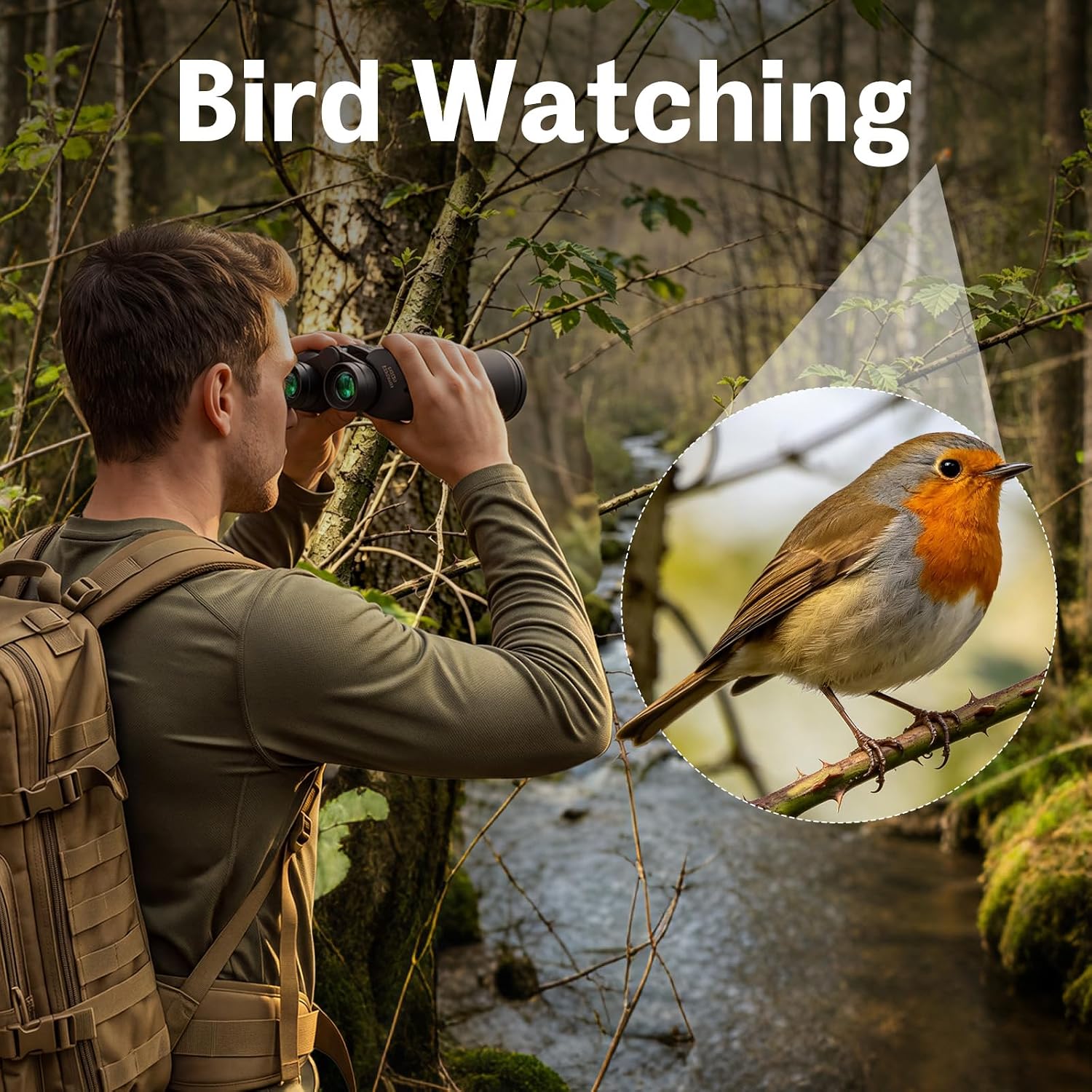 20x52 Binoculars for Adults High Powered | HD Vision, Large View, BAK4 Prism, Professional for Bird Watching, Cruise Ship, Hunting, Travel, Hiking, Gifts for Men - Image 6