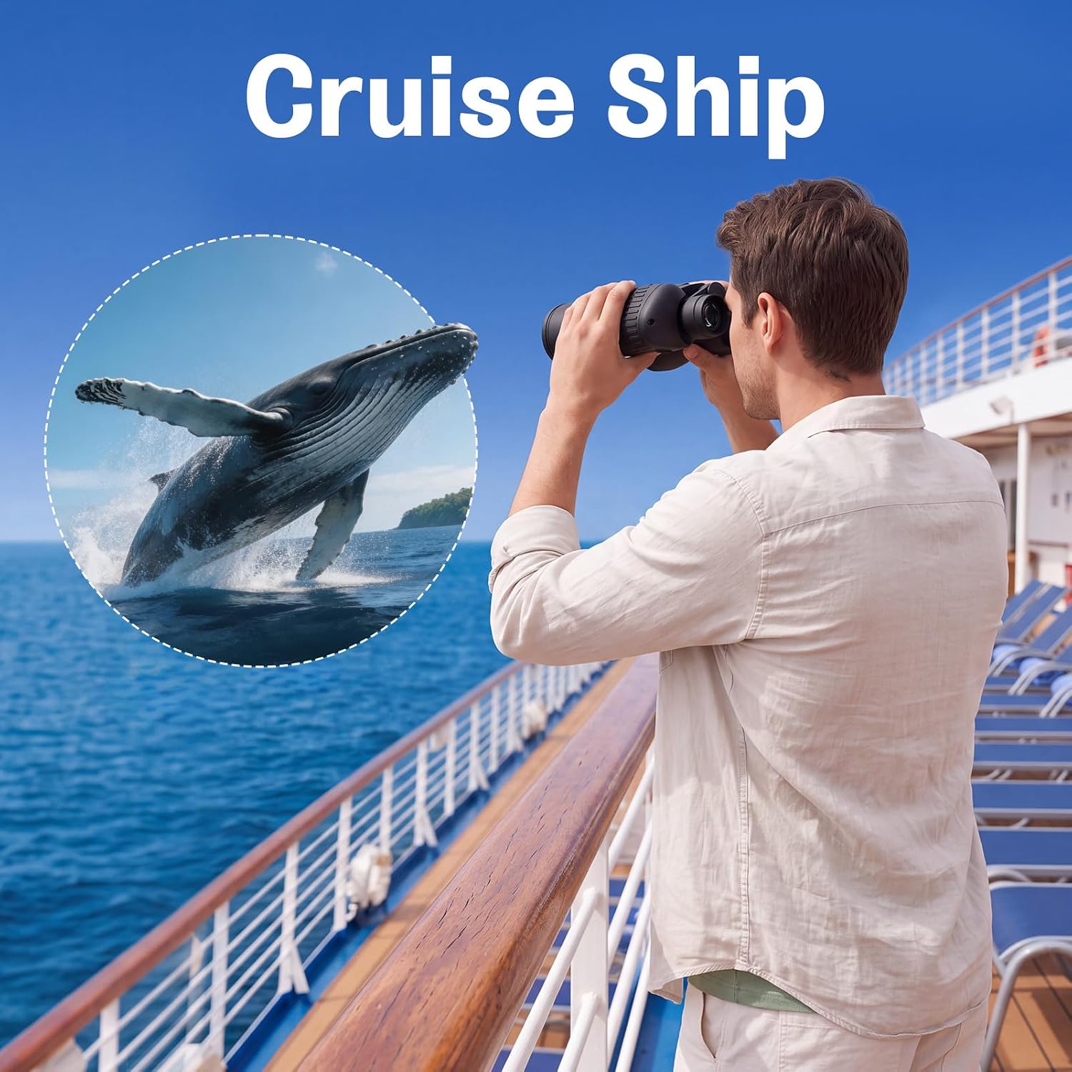 20x52 Binoculars for Adults High Powered | HD Vision, Large View, BAK4 Prism, Professional for Bird Watching, Cruise Ship, Hunting, Travel, Hiking, Gifts for Men - Image 7
